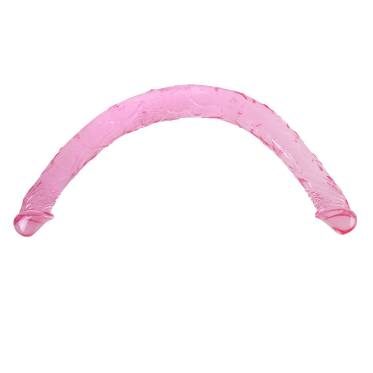 Dildo Dublu, Baile - Double Dong, din Gelatina Flexibila, 44.5 CM